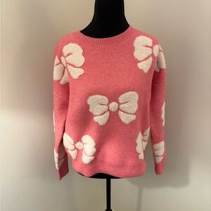 Pink Bow Sweater